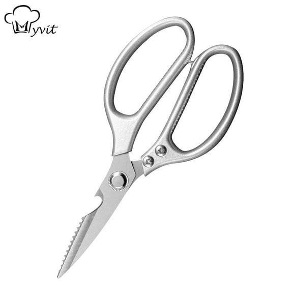 Kitchen Scissors Stainless Steel for Home Kitchen Gardening Strong Scissors Chicken Bone Scissors Professional Sharp Scissors