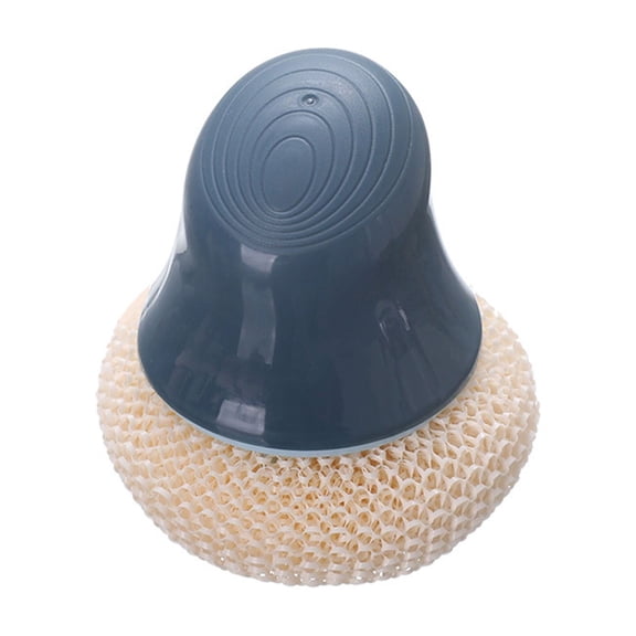 Kitchen Scrubber (Pot Cleaner, Dish Scouring Pad), Dishwashing Sponge with Handle, Multifunctional Cleaning Ball for Pots and Plates, Kitchen Scrubber, Pot Brush, Dish Scrub, Heavy Duty Cleaner