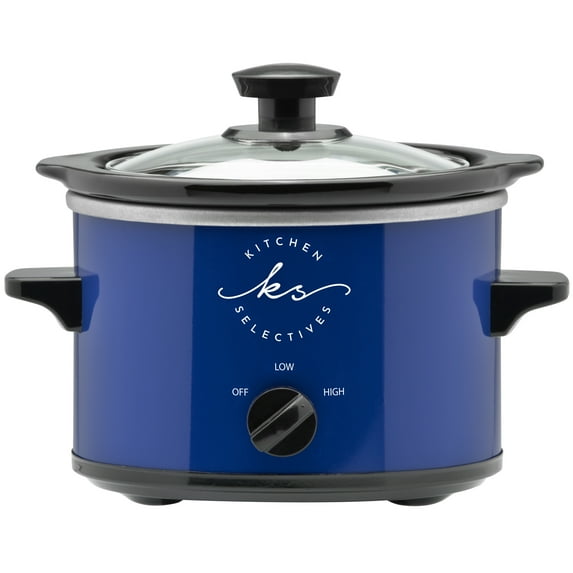 Kitchen Selective 1.5 Qt. Slow Cooker, Cobalt Blue