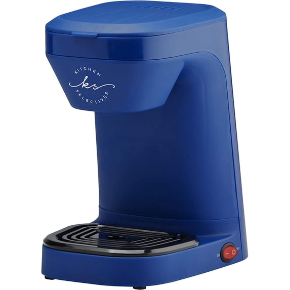 Kitchen Selectives Cobalt Blue 1-Cup Drip Coffee Maker