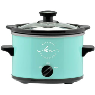  Crock-Pot Mini 1.5 Quart Round Manual Slow Cooker, Black  (SCR151): Mini Crock Pot For Dips: Home & Kitchen
