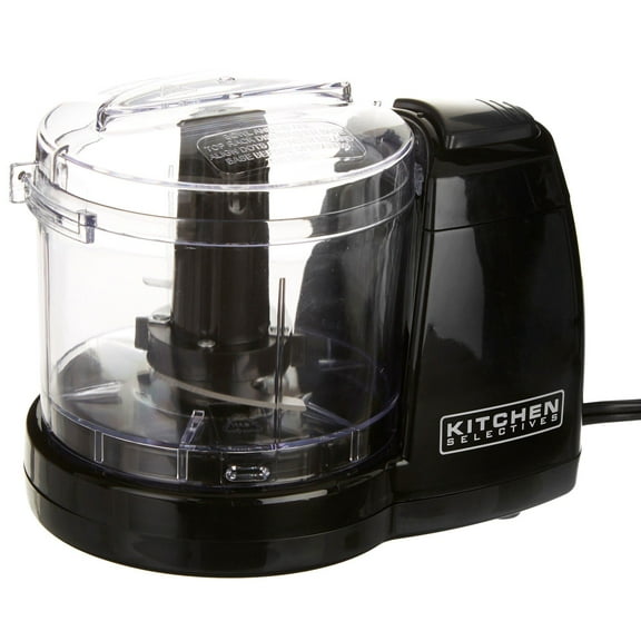 Kitchen Selectives Mini Chopper, Black, 1.5 Cups, Model: MC-6BL