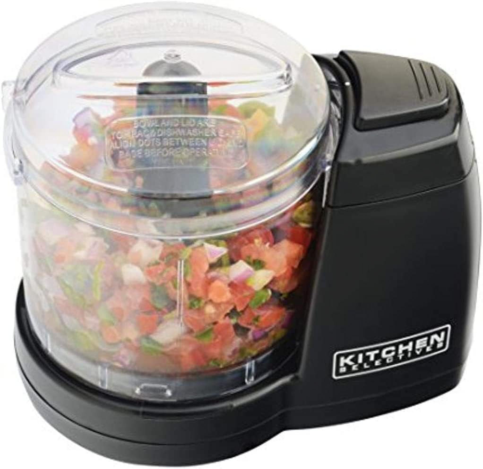 Kitchen Selectives Mini Chopper by Select Brands Mini Electric Food Chopper for Kitchen
