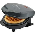 thumbnail image 1 of Kitchen Selectives Mini Waffle Maker - Classic Waffle Iron for Breakfast, Snacks & Desserts - Nonstick Coating for Easy Cleanup - Compact & Portable - Dark Gray, 1 of 6