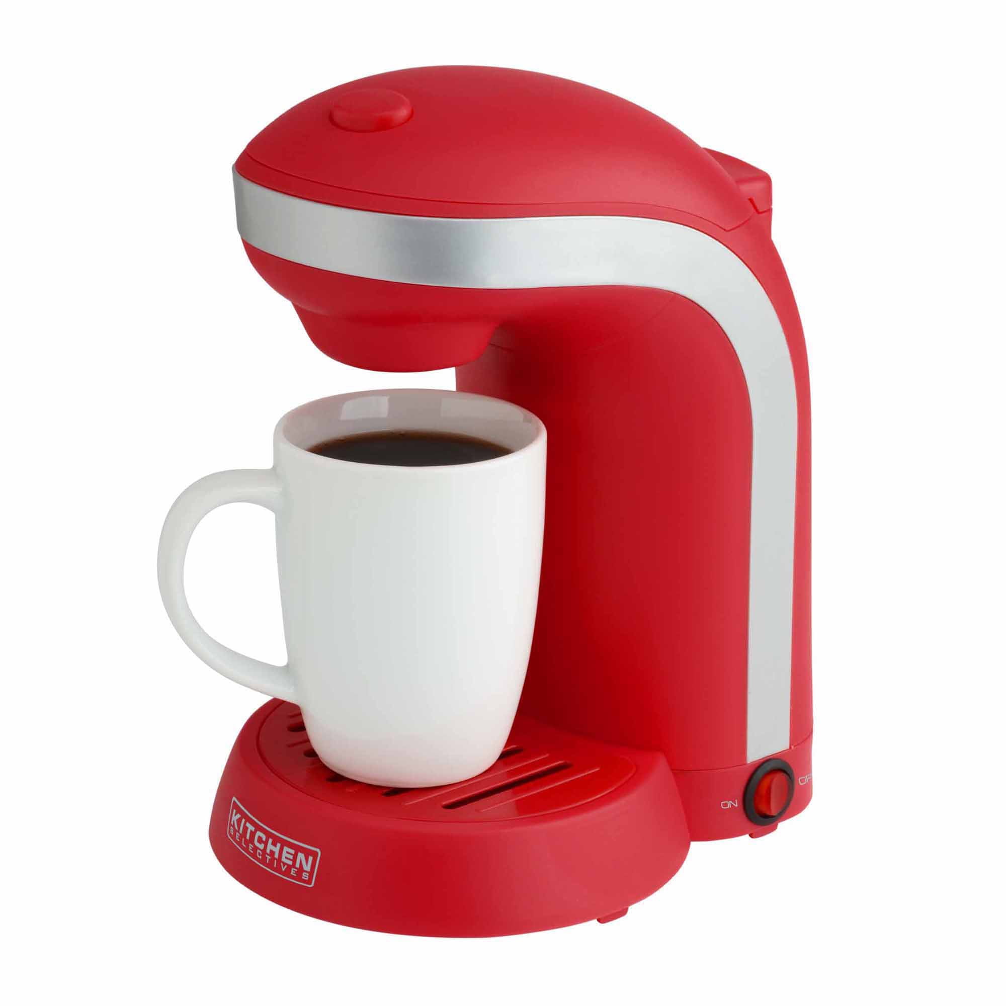 https://i5.walmartimages.com/seo/Kitchen-Selectives-Single-Drip-Coffee-Maker-with-Mug-Red-New-Model-cm-14RD_77004b0a-f794-4dcf-a03e-8c88f19a795e_1.5b2246c690fb0e320a43a7bf046560b9.jpeg