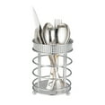 thumbnail image 1 of Kitchen Sense Chrome Modern Countertop Round Utensil Holder, 1 of 4