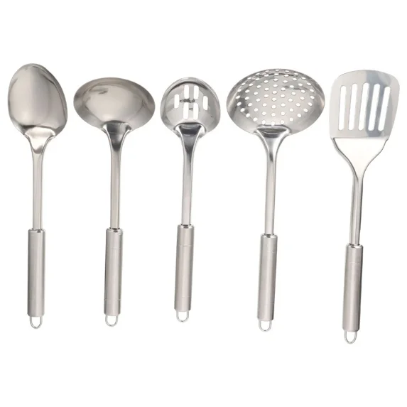 Kitchen Set Baby Cookware Stainless Steel Utensils Slotted Spoons For Cooking