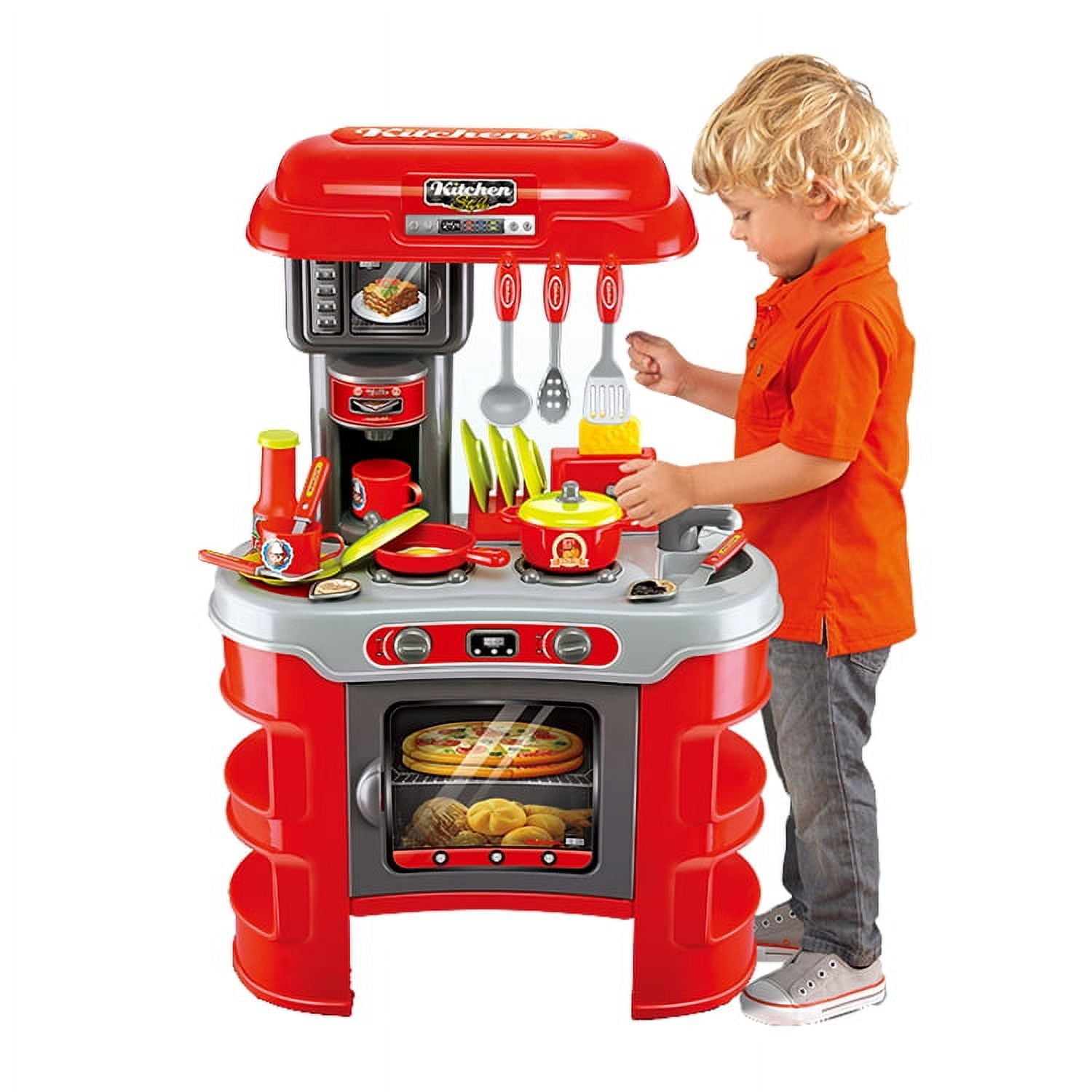 Red toy kitchen new arrivals