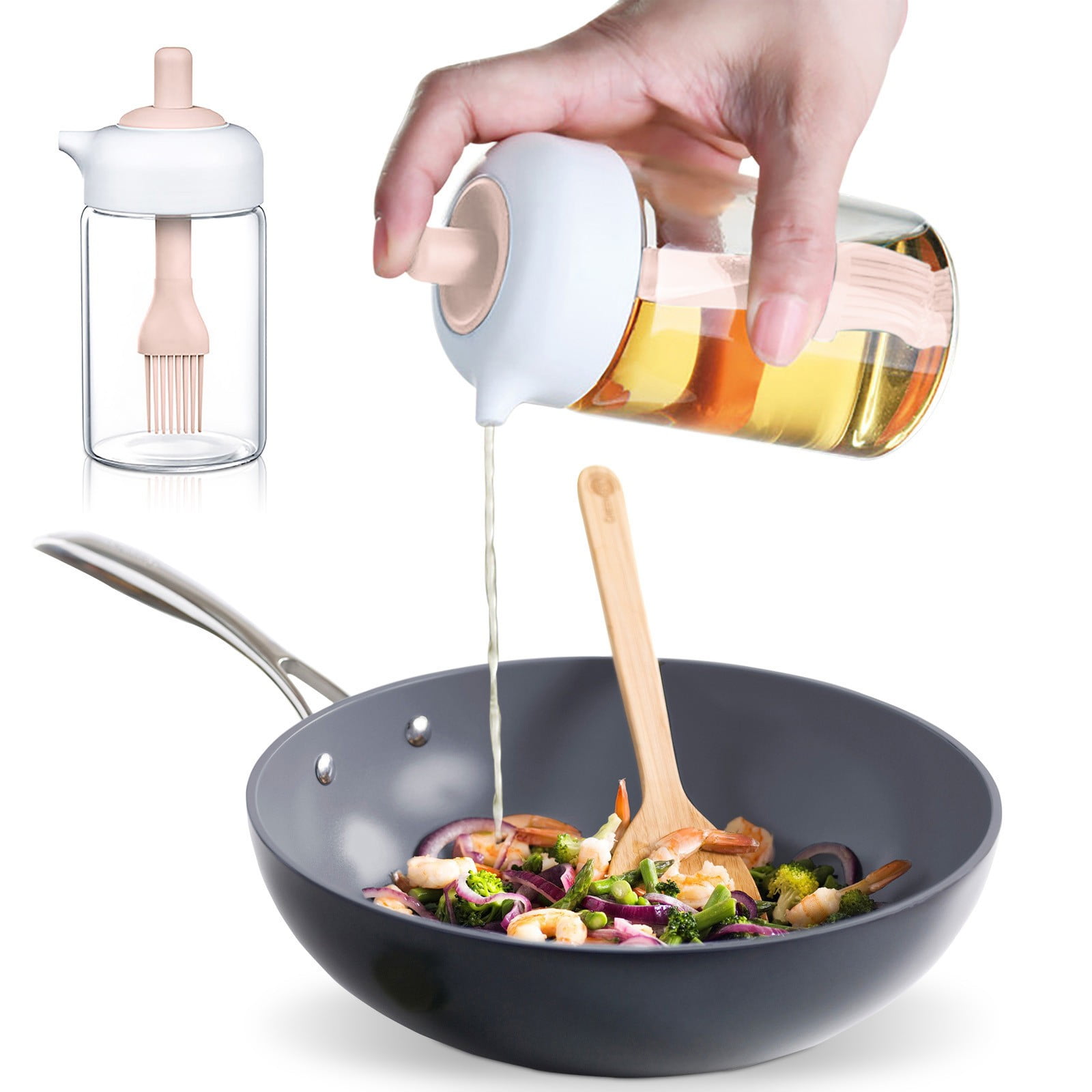 Kitchen Set Small Jar Japan Tones Shakers Glass Jar Containers Mini