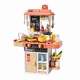 thumbnail image 1 of Mundo Toys Kids Kitchen Play Set with Water Sink, Spray, Lights & Sounds, Ages 3+, 1 of 11