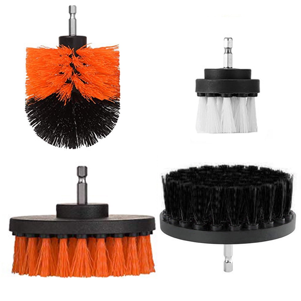 Kitchen Sets 4 Piece Scrub Brush Power Drill Cleaning Brush Cleaner Combo Tool Kit for Cleaning
