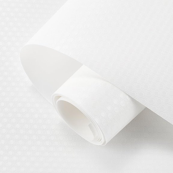 Kitchen Shelf Liner Drawer Liners Cabinet Mats Non Adhesive EVA Shelf Liners Non-Slip Washable Waterproof Oilproof Pad Protectors for Fridge Pantry Closet Cupboard White 11.81x59.05Inch Mixed Color