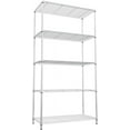 Kitchen Shelves Garage Storage 5 Tier Metal Shelving Units and Storage