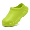 thumbnail image 1 of Kitchen Shoes Men Garden Clogs Outdoor Casual Waterproof Rain Shoes Non-slip Restaurant Work Shoes Oil-proof Chef Shoe (green,45), 1 of 8