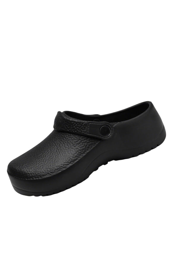 Kitchen Shoes Men's EVA Sandals Summer Anti-Slip Kitchen Shoes, Black Chef Work Sandals, Waterproof & Oil-Repellent, Non-Slip Restaurant Shoes, Lightweight Comfort for Cooking Staff