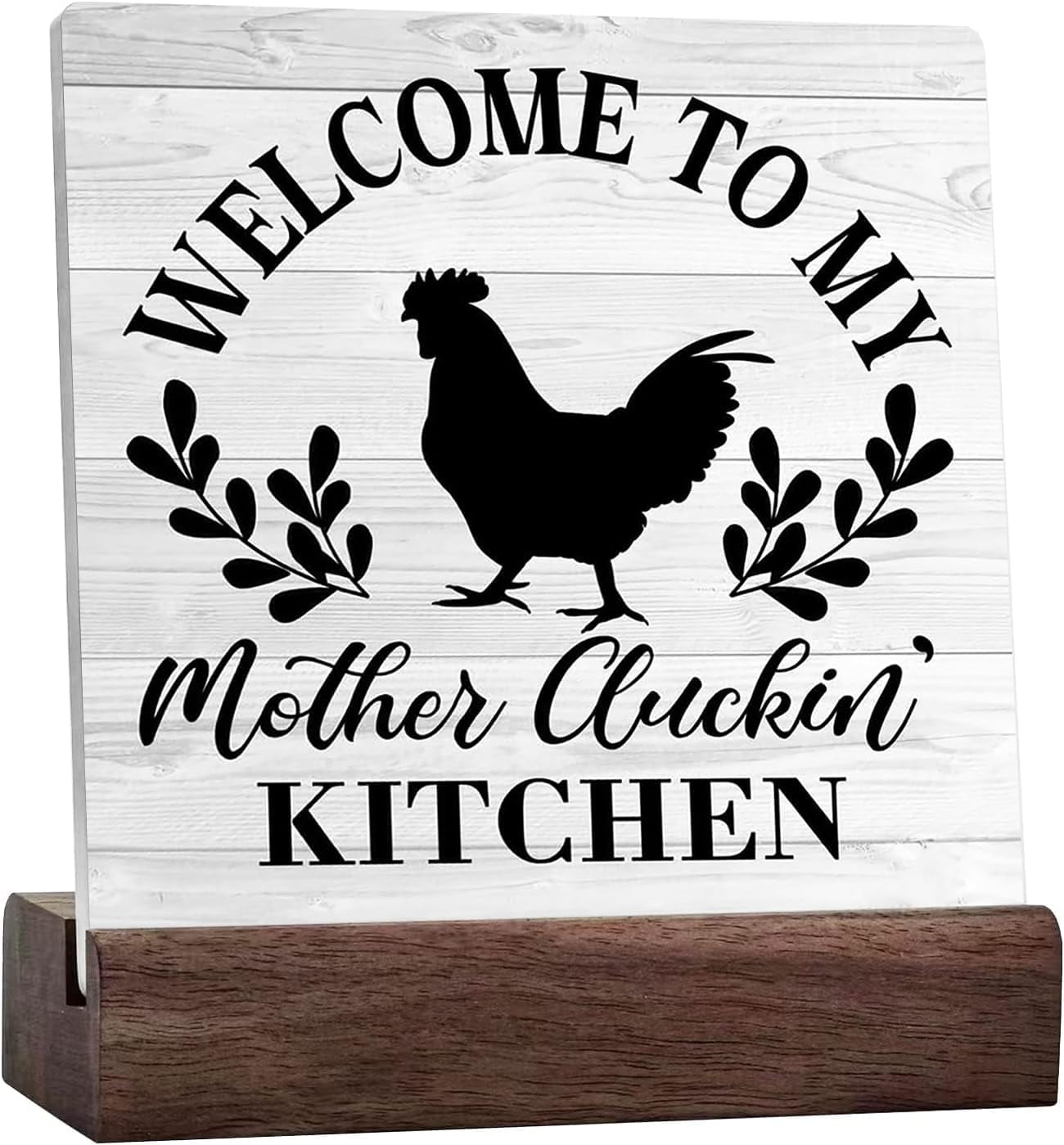 Kitchen Signs Funny Kitchen Sign With Rooster Sign For Dinning Room ...