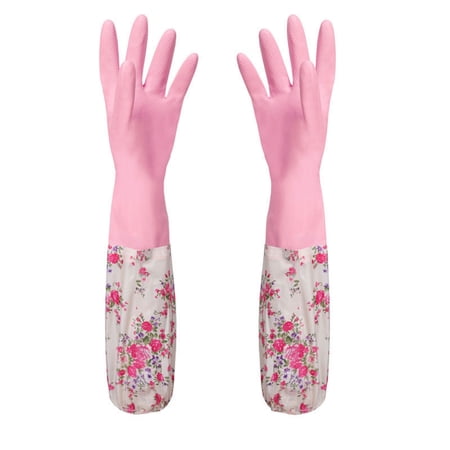 Kitchen Silicone Cleaning Gloves Dish Washing Gloves For Household Silicone Scrubber Rubber Dishwashing Gloves
