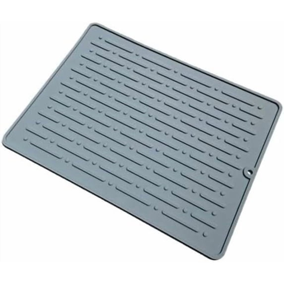 Dish Drying Mat Silicone Heat Resistant Washable 20x15