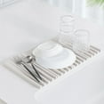 thumbnail image 1 of Kitchen Silicone Drying Mat | Folding Drainer Rack for Dishes & Food | Fast-Draining Odorless Pad | Hangable & Roll-Up Storage | Non-Slip | 15.6x9.8 Inch | Easy Clean | 1 Piece | Gray or White, 1 of 5