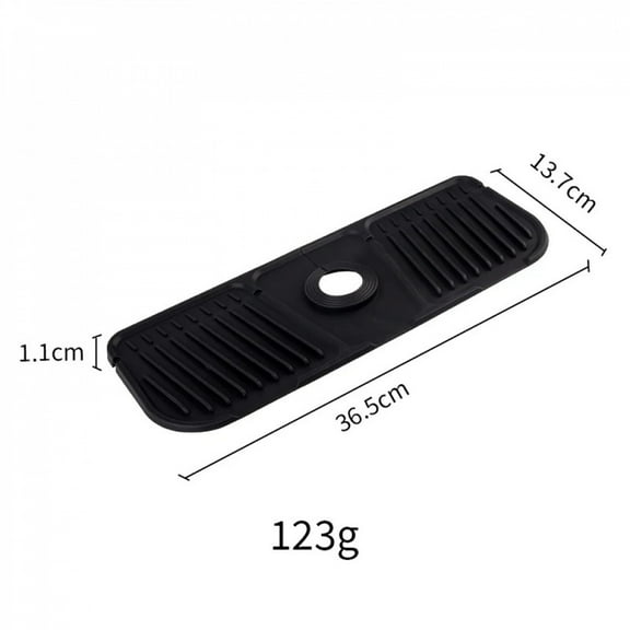 Kitchen Silicone Faucet Mat Faucet Water Catcher Mat Sink Splash Pad Countertop Protector Bathroom