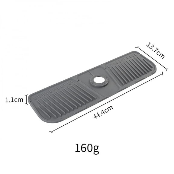 Kitchen Silicone Faucet Mat Faucet Water Catcher Mat Sink Splash Pad Countertop Protector Bathroom