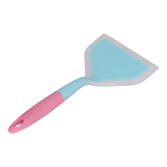 Kitchen Silicone Spatula, Transparent Two -Color Silicone Wide Mouth Frying Shovel, Non‑Stick Basket Injury Kitchen Tools For Cooking, Turning Tamagoyaki And Pancakes