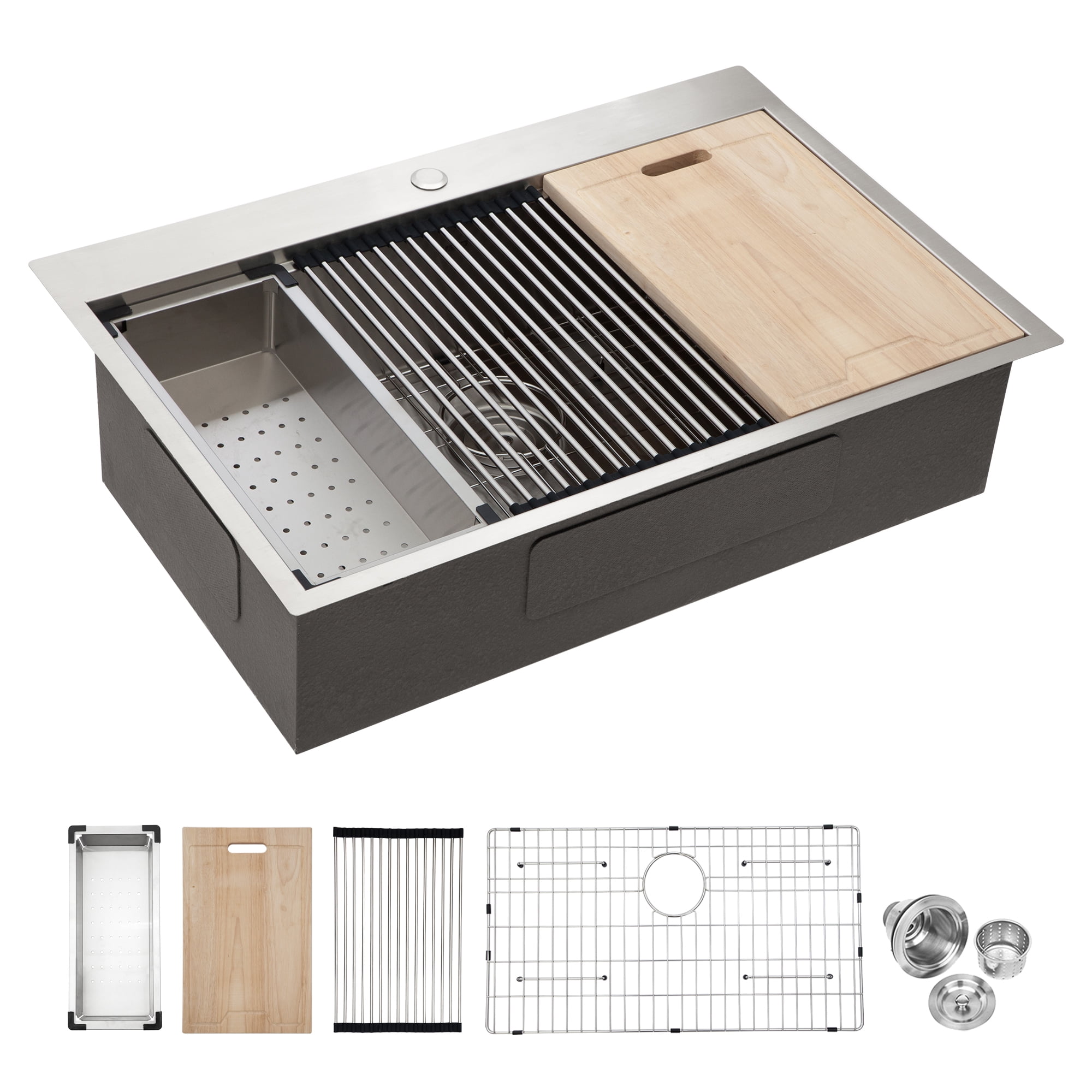 Kitchen Sink 30 Drop In Kitchen Sink - 30 inch Kitchen Sink Topmount ...