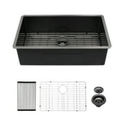 Kitchen Sink 33x19x10"Undermount Single Bowl Stainless Steel Kitchen Sink,Stainless Steel Kitchen Sink