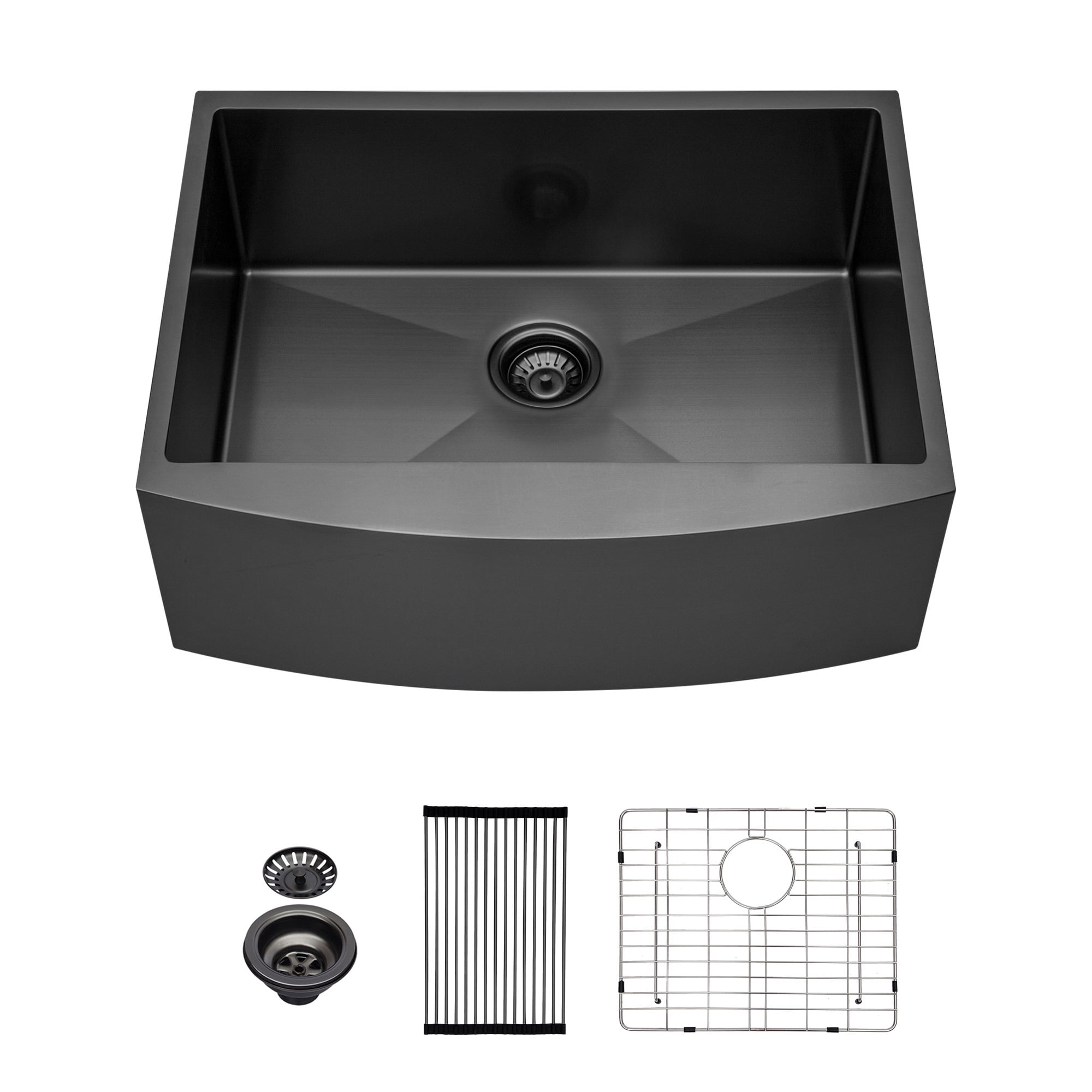 Kitchen Sink 33x21x10"Farmhouse Apron Single Bowl Stainless Steel Kitchen Sink,Stainless Steel Kitchen Sink