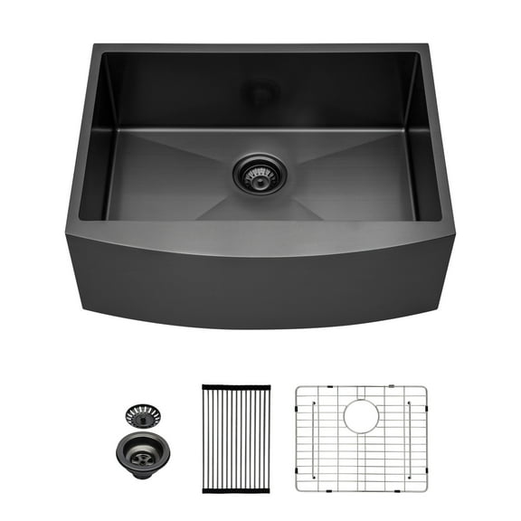 Kitchen Sink 33x21x10"Farmhouse Apron Single Bowl Stainless Steel Kitchen Sink,Stainless Steel Kitchen Sink