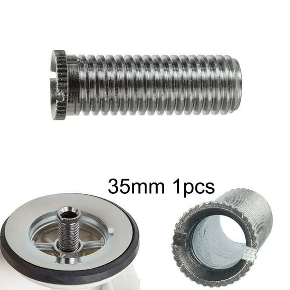 Kitchen Sink Basket Strainer Waste Threaded Screw Connector 1pcs 35mm