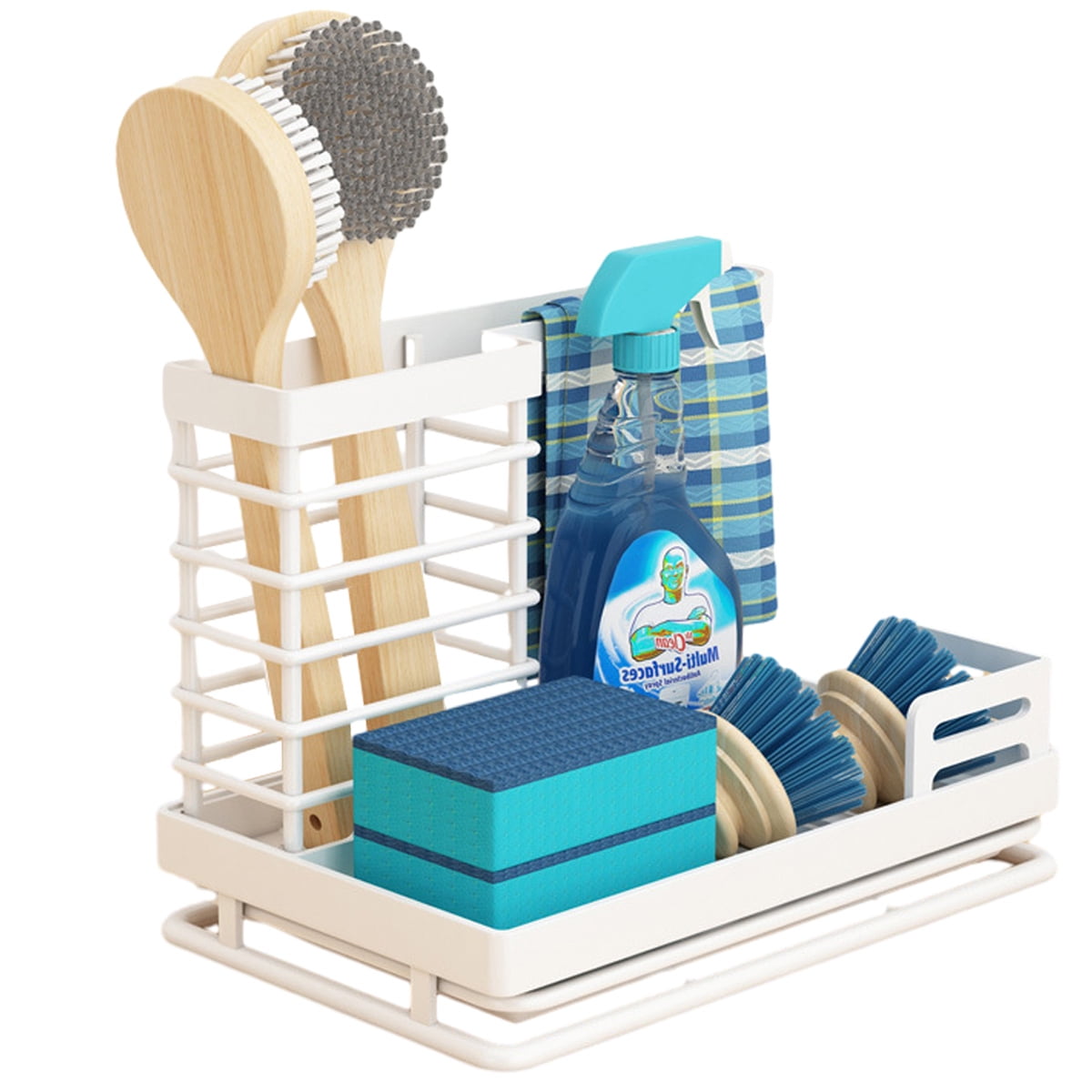 Kitchen Sink Caddy Organizer Sponge Holder for Kitchen Sink Organizer ...