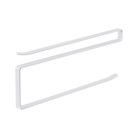 Kitchen Sink Caddy Sponge Holder Punch-Free Home Kitchen Cabinet Roll Paper Holder Towel Rack Fresh-Keeping Bag