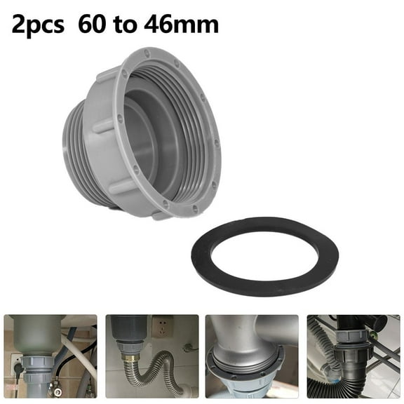 Kitchen Sink Downpipe Reducer Adapter Garbage Disposer Reducer for Ring Union Joint