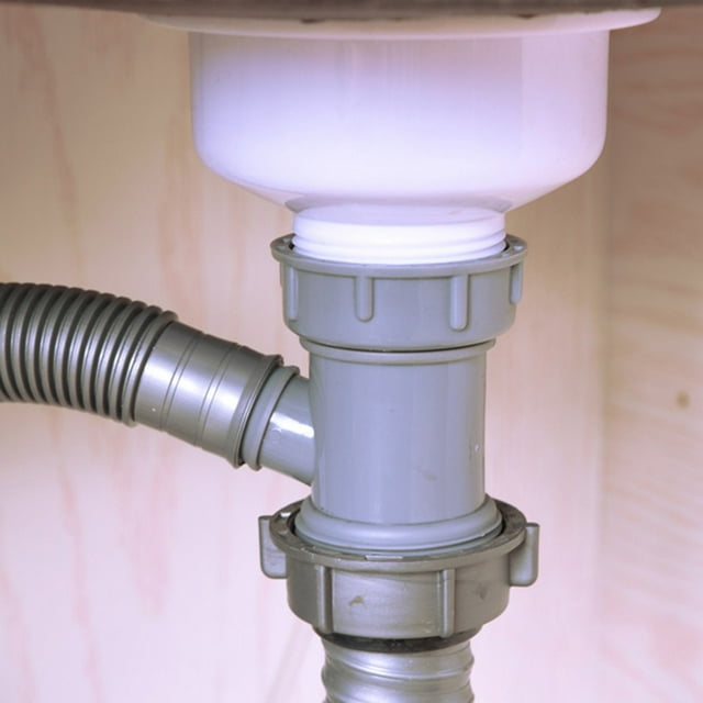 Kitchen Sink Drain Adapter Y Basin Sewer Branch Connector Female ...