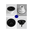 Kitchen Sink Drain Assembly with Strainer Basket Drain Stopper 114mm