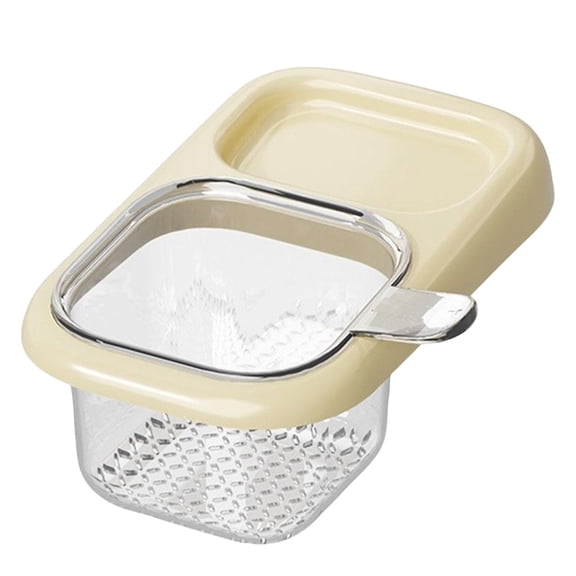 Kitchen Sink Drain Basket, Mesh Sink Strainer, Drain Nets for Kitchen Sink, Beige Plastic, Clear Mesh, Mounted, 5X4 In, 1 Pc, Trapping