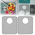 thumbnail image 1 of Kitchen Sink Drain Mat (2 Pcs Each In Black, Green And Grey), 1 of 9