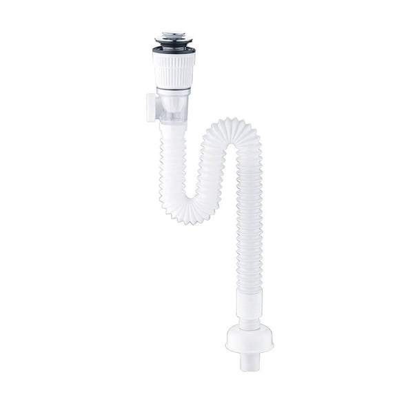 Kitchen Sink Drain Pipe Flexible Stretchable Deodorants Strainer Pipelines Sink Hose Sink Strainer Easily Installation