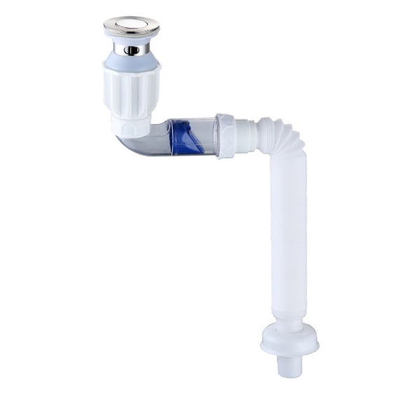 Kitchen Sink Drain Pipe Flexible Stretchable Strainer Pipelines Sink Hose Sink Strainer Easy Installation