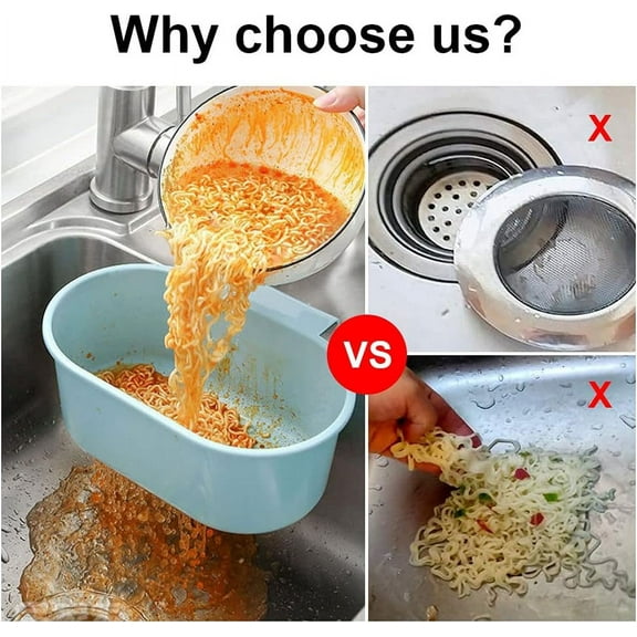 Kitchen Sink Drain Strainer Basket, Corner Sink Swan Strainer Basket Hanging Sink, Multifunction Sink Strainer Kitchen Food Catcher for Filter Kitchen Waste and Wash Vegetables Fruits(Beige)