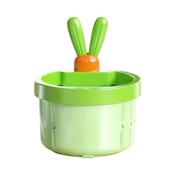 Kitchen Sink Drain Strainer Basket, Press to Dump Catcher with Anti-Clog Design for Scraping Food Waste, Easy to Clean, 2.8X2In (1Pcs) Green