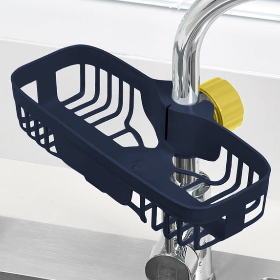 Vitamins Shelf Rack Kitchen Sink Drainage Rack Faucet Shelf for Dishwashing Rag and Sponge ...