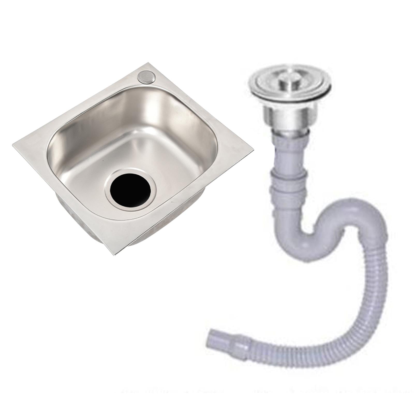 "Heavy Duty Kitchen Sink, Rustproof Drop in Bar Sinks, 37cmx32cmx14cm