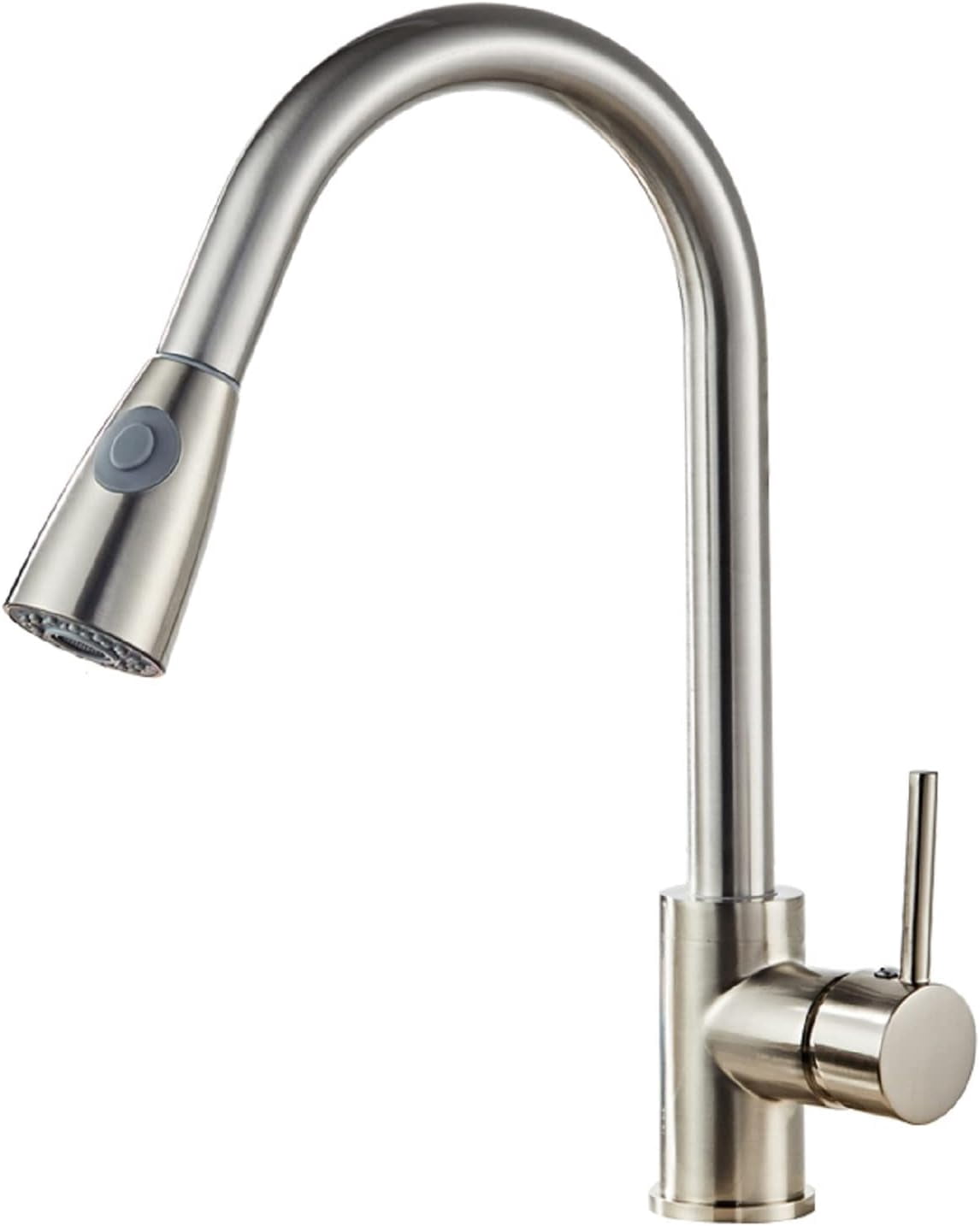 Kitchen Sink Faucet, All Copper Kitchen Pull Faucet with Pull Down ...