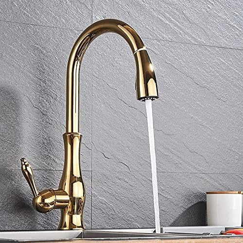 Kitchen Sink Faucet for Bar Farmhouse Commercial, Brass Kitchen Faucet ...