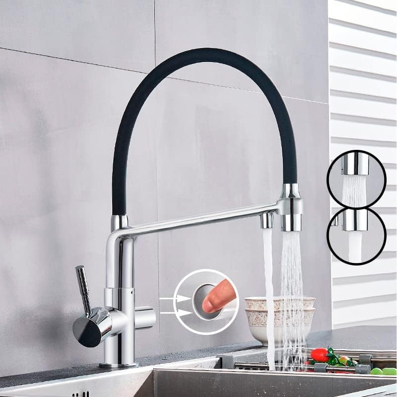 Kitchen Sink Faucet for Bar Farmhouse Commercial, Kitchen Water Filter