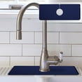 thumbnail image 1 of Kitchen Sink Faucet Drip Catcher Mat with Drainage, Reusable Food-Grade Silicone Faucet Handle Pad for Kitchen & Bathroom Countertops (Fits Up to 2.5 in), 1 of 4