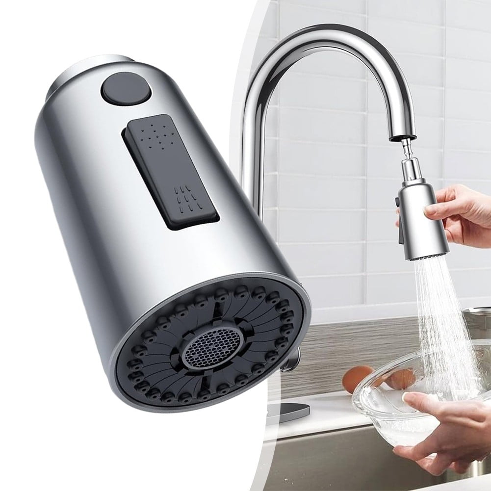 Kitchen Sink Faucet Head With 3 Flow Modes Abs Nozzle Sink Faucet