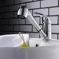 thumbnail image 1 of Kitchen Sink Faucet, Kitchen Faucet with Pull Down Sprayer Stainless Steel Single Handle Single Hole Pull Out Brushed Nickel Faucet, 1 of 5